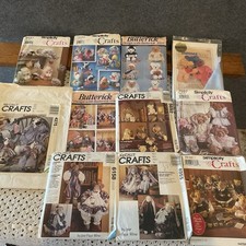 Simplicity Butterick McCall's VTG Sewing Patterns For DIY Craftcor Lot Of 11 picture
