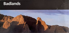 BADLANDS NP - South Dakota NATIONAL PARK SERVICE UNIGRID BROCHURE/MAP picture