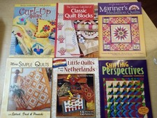 Lot of 6 Quilting Books picture