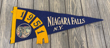 Vintage 1951 Niagara Falls N.Y. Felt Pennant picture