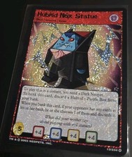 HUBRID NOX STATUE HOLO FOIL 13 NEOPETS #13 BASE SET 2003 MINT VINTAGE picture