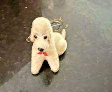  Vintage Wagner Kunstlerschutz West Germany Flocked Poodle Ornament 2