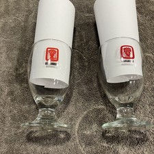 Lot of 2 Benihana of Tokyo Souvenir Footed Beer Glasses picture