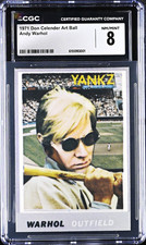 1971 Art Ball ANDY WARHOL Rookie Card Don Celender Brillo Box CGC 8 GRAIL 🥫 picture