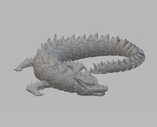 Articulated Sea Dragon Resin Sculpture Statue Model Kit Unpainted/Unassembled picture
