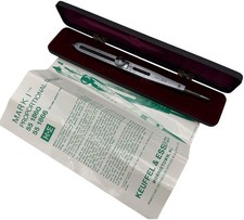 Vtg Keuffel Esser Co K&E Mark I Proportional Divider 55-1866 & Case West Germany picture