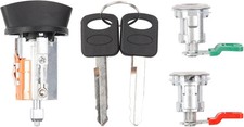 Dasbecan Door Lock Cylinder & Ignition Switch with Key Set Compatible with 1997- picture