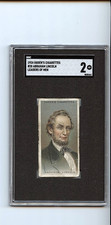 1924 Ogden's Cigarettes Abraham Lincoln Leaders of Men #28 🚀😳💥 SGC Graded 2 picture