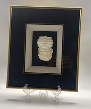 Turkish Resin Relief Carved Ottoman Man Kamuran Bilgic AAFES Izmir Rare Art VTG picture