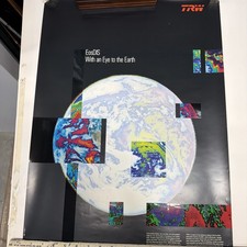 Vintage 1988 GE Aerospace NASA Space Poster Art Steve Kleier  T.S. Eliot picture