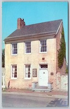 Roger Brooke Taney Home Slave Quarters Frederick Maryland Postcard PC303 picture