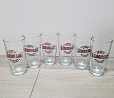 Vintage Crisa Libbey Country Folk Collection Tumblers Lemonade Glasses Set of 6 picture
