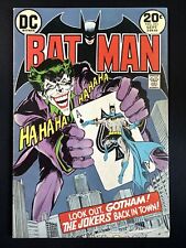Batman #251 Classic Neal Adams Joker Cover Bronze Age Comics 1st Print Fine *A4 picture