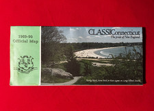 1989-1990 Classic Connecticut Road Map picture