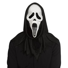 Fun World Ghost Face Adult 30th Anniversary Movie Mask, One Size Fits Most picture
