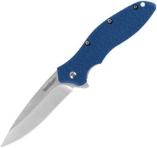 KERSHAW - Blue OSO SWEET Spring Assisted SPEEDSAFE opening Flipper Knife 1830BLU picture