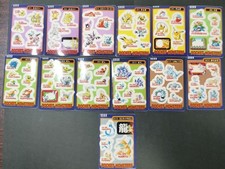 Vintage Pokemon Sealdass Bandai Sticker Sheet Lot 13 Pocket Monsters Japanese picture