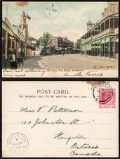 SOUTH AFRICA Kimberley Postcard 1905 Du Toits Pan Road Stores picture