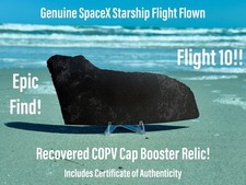 Space X Starship Historic Flight 10 Super Heavy Booster Relic COPV Bushing Cap picture
