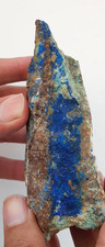 azurite with malachite blue copper ore specimen natural stone   548 grams picture