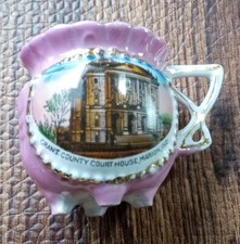 Vintage early 1900's YMCA souvenir porcelain cup Marion, IND picture