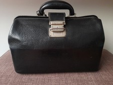 Peruvian Military Doctor Leather Bag Captain Isaac Batallanos Med Militaria picture