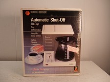 Vintage Black & Decker automatic shut off coffeemaker dcm140awh 1989 10 Cup NEW picture
