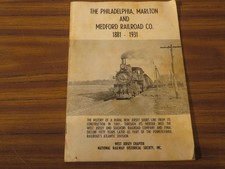 Philadelphia Marlton & Medford Railroad Co 1881-1931 Natl Ry Historical Society picture