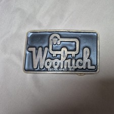 Woolrich Clothing Company Solid Brass Vintage Belt Buckle - Dynabuckle picture