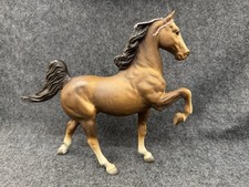Vintage BREYER Horse 5 Five Gaiter #52 Commander Bald Face, Red Braid Ribbon picture