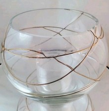 PartyLite Vintage Calypso Gold Collection Tealight Holder P7116 Retired PartyLit picture