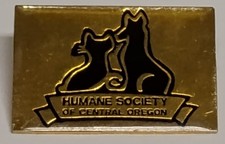 Vintage Humane Society Of Central Oregon Lapel Pin picture