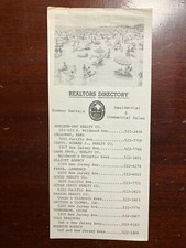 Realtors Directory Summer Rentals Wildwood New Jersey NJ Vtg Flier picture