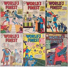 World's Finest Comics Silver Age Lot☆6#143-151*VG G 1964 Curt Swan George Klein picture
