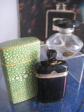 2pc Empty Vintage Caron Nuit de Noel Narcisse Noir extrait pafum perfume picture