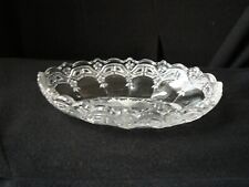 Reverse 44  Oval relish/ pickle dish Clear  U.S. Glass #15,140,  1912 ,EAPG picture