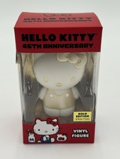 Hello Kitty 45th Anniversary Limited Edition RARE Loot Crate Vinyl Figure Gold picture