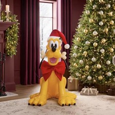 NEW Disney 3.5 FT Animated Pluto Holiday Christmas Animatronic 2026 ✅ picture