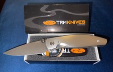 TRM Atom Linerlock Pinstripe Titanium 3D picture