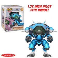 Funko POP Games: Overwatch - D.VA with Meka [6 Inch] (Walmart) #177 picture