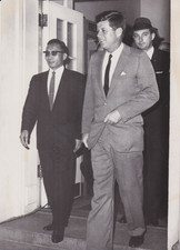 1961 Press Photo President Kennedy Meets General Chung Hee Park at White House picture