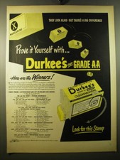 1950 Durkee's Oleomargarine Ad - Prove it yourself with.. Durkee's own Grade AA picture