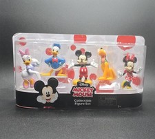 Disney Mickey Mouse Characters Collectible 5 piece Vinyl Figure Set NIB picture