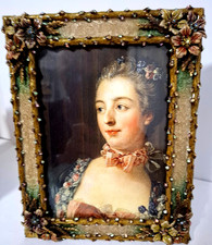 JAY STRONGWATER STUNNING GOLD/ RHINESTONE PICTURE FRAME picture