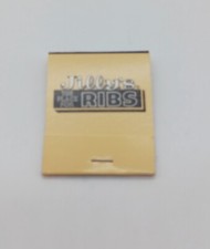 Vintage Matchbook Jilly's The Place For Ribs Restaurant Unstruck picture