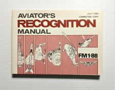 NEW Authentic -Aviator's Recognition Manual- FM1-88 July 1980 picture