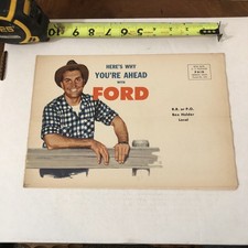 1959 Orig Ford Tractor 'Diesel Farming That Saves You Money' Sales Mailer picture