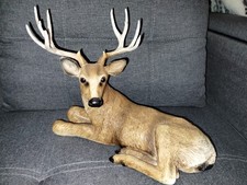 Vintage 1984 Homco Resting Deer Buck Figurine #267 - 11