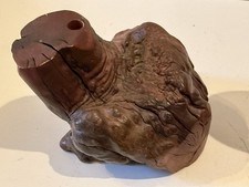 Vintage Glass Baron Burl Wood Base M4 269G Manzanita Sculpture Craft Mount picture