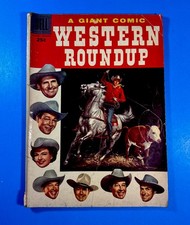 DELL Western Roundup #16 25c Giant PHOTO cover 100 pages 1956 picture